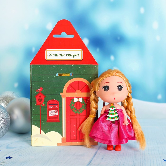 Кукла-подвеска "Зимняя сказка", ёлочка, 9 см