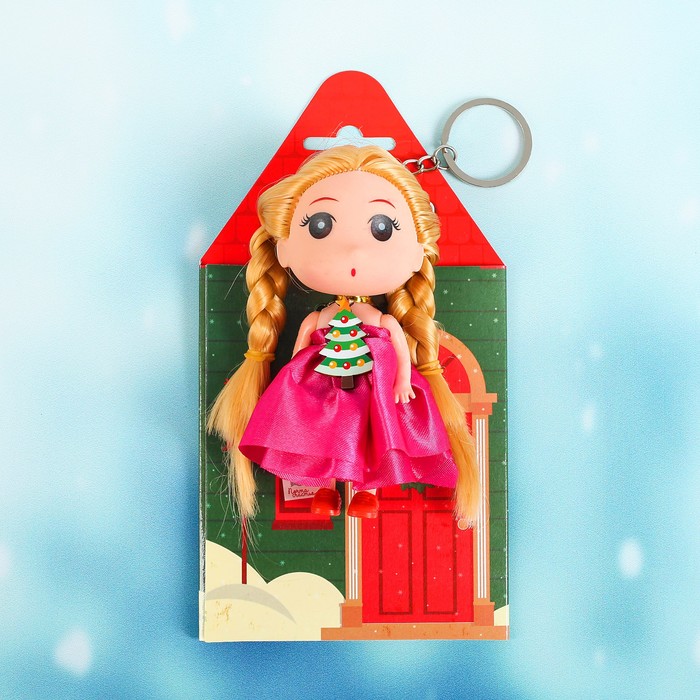 Кукла-подвеска "Зимняя сказка", ёлочка, 9 см