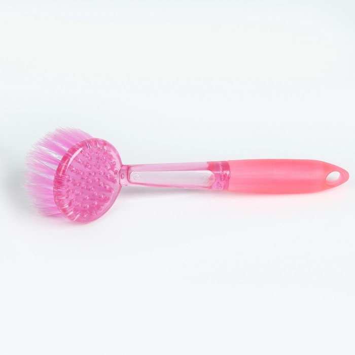 Щетка для посуды круглая 21 см МИКС