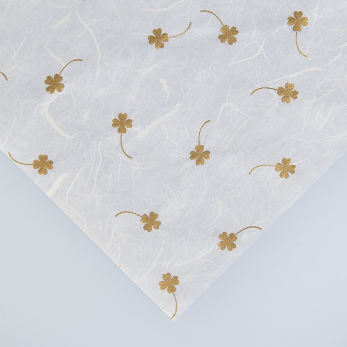 Бумага тутовая, HANJI, «Счастливый клевер», 0,64 х 0,94 м, 27 г/м2