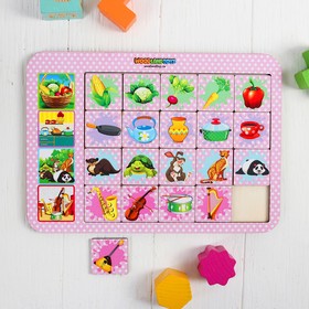 

Игра настольная «Ассоциации: животные, музыкальные инструменты, овощи»