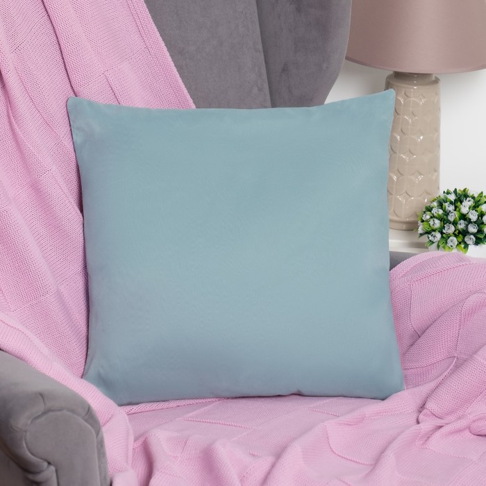 Подушка декоративная «Родонит», 45 × 45 см, полиэстер, велюр, «Этель: Минералы»