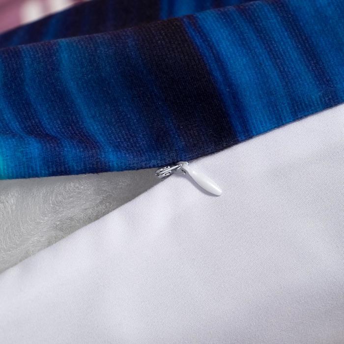 Подушка декоративная "Этель" Опал, 45х45 см, п/э, велюр