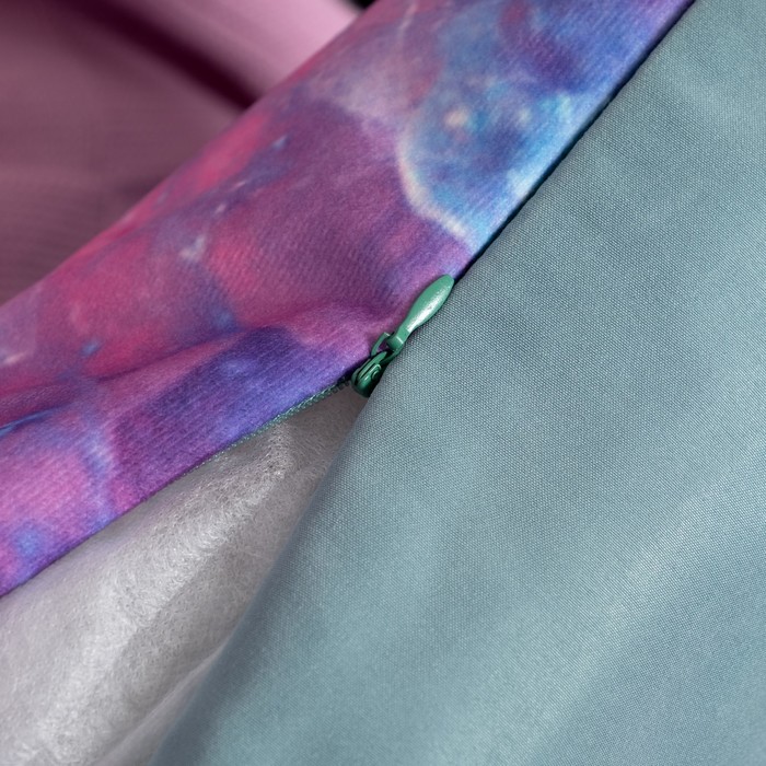 Подушка декоративная «Халькопирит», 45 × 45 см, полиэстер, велюр, «Этель: Минералы»