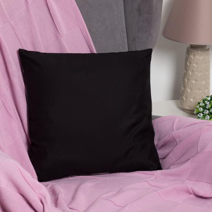 Подушка декоративная "Этель" Апатит, 45х45 см, п/э, велюр