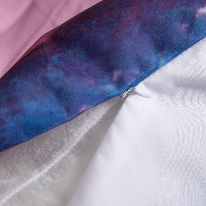 Подушка декоративная «Турмалин», 45 × 45 см, полиэстер, велюр, «Этель: Минералы»