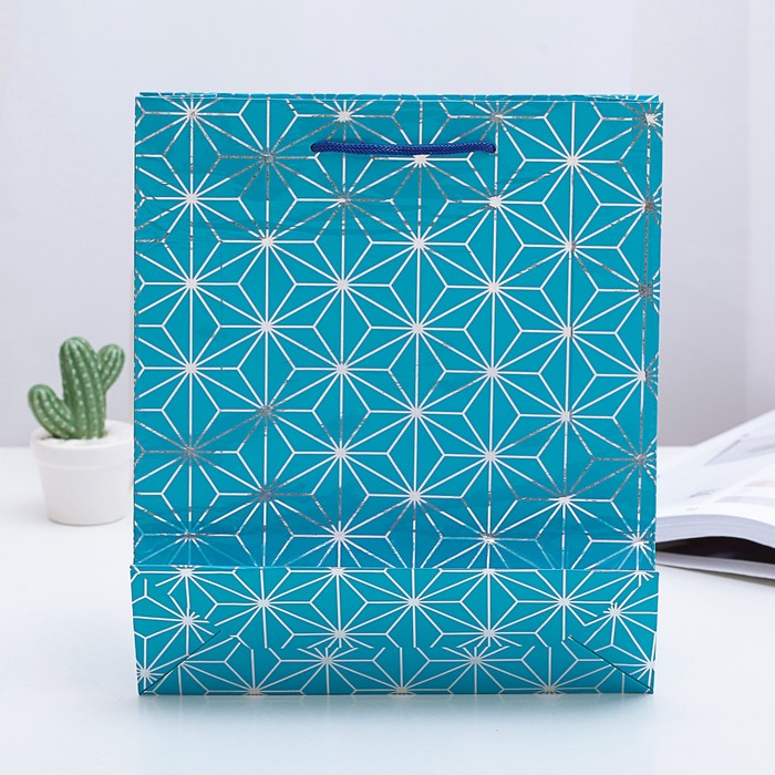 Пакет голография 27 х 23 х 8 см