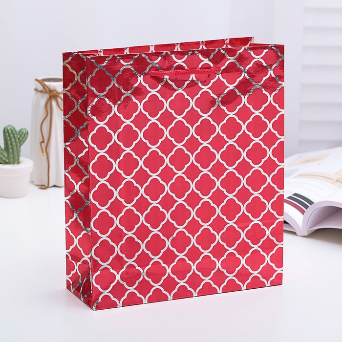 Пакет голография 27 х 23 х 8 см