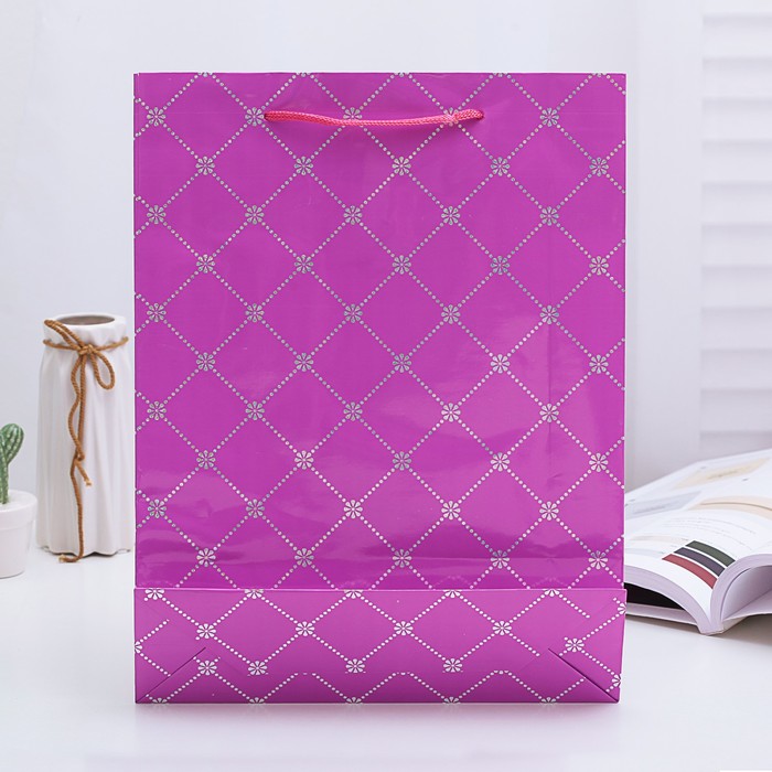 Пакет голография 34 х 26 х 8 см