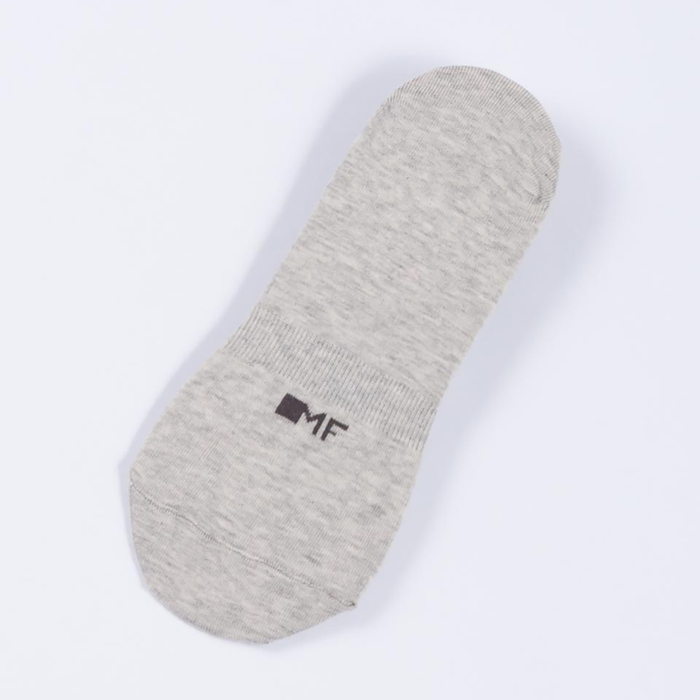 Носки-невидимки женские, цвет светло-серый меланж, размер 25