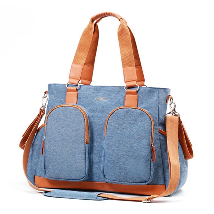 Сумка для мамы GLAM, джинс