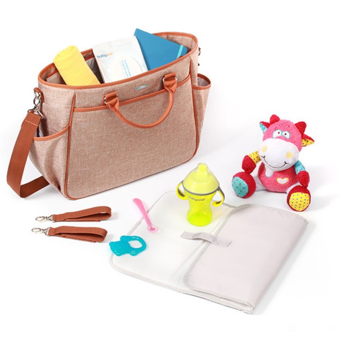 Сумка для мамы CHIC, коричневая