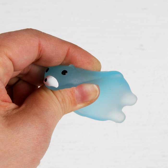 Мялка антистресс "Тюлень" светоотражающая, цвета МИКС