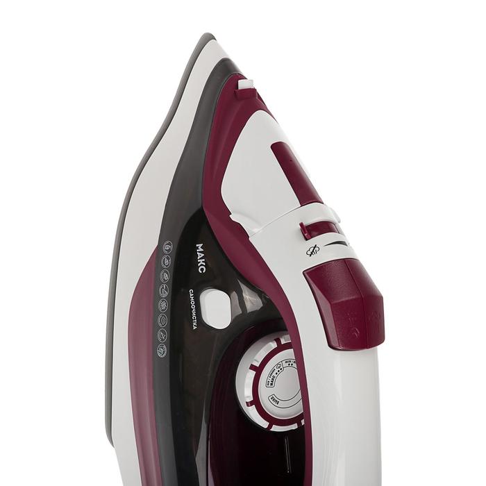 Утюг Galaxy GL 6108, 2400 Вт, керамика, отпаривание, бордовый