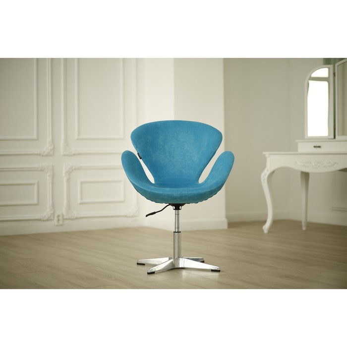 Кресло Беннетт-2 Вельвет Люкс 84/опора хром крестовая