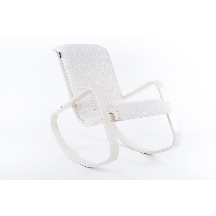 Кресло-качалка Арно ткань Гардения/каркас бежевый