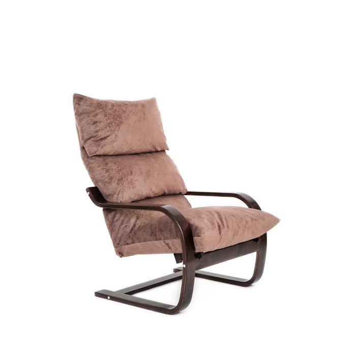 Кресло Онега ткань Капучино/каркас венге структура