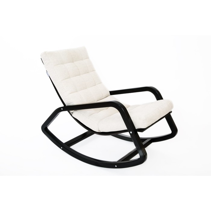 Кресло-качалка Онтарио/ткань Гардения каркас венге