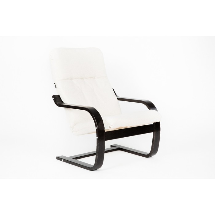 Кресло Сайма ткань Гардения/каркас венге