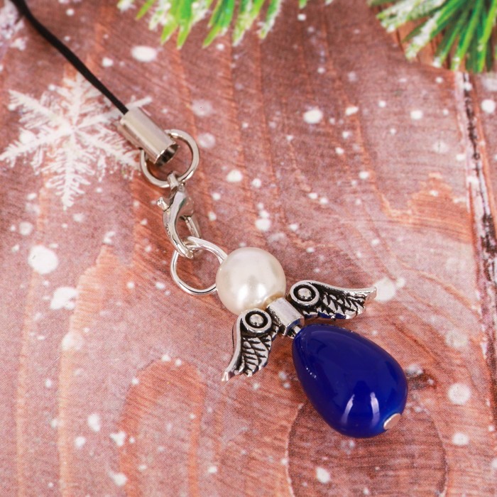 Подвеска ангел на открытке «Светлого Рождества!», 6 х 11 см