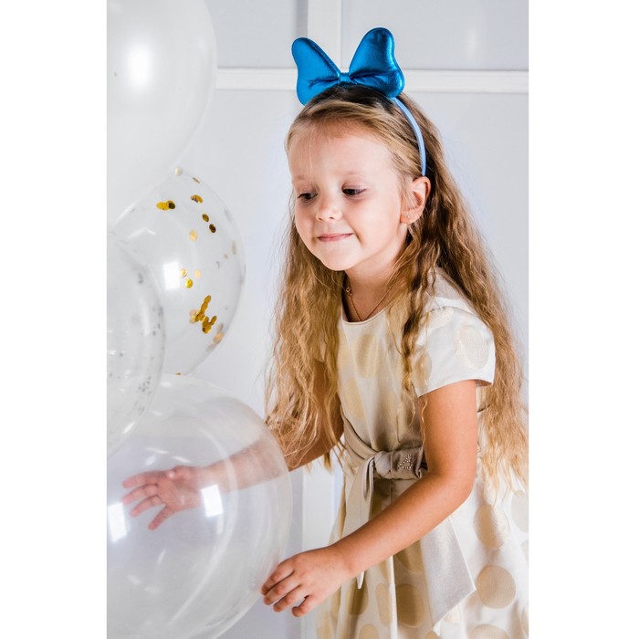 Аксессуары карнавальные для девочки "Самая лучшая на свете", набор: ободок-убантик, термонаклейка