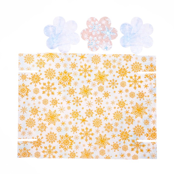 Коробка для макарун с подложками «Зимние радости», 17 х 12 х 3 см