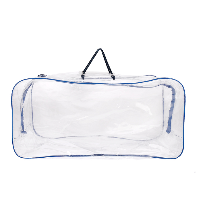 Сумка в роддом, 2 бегунка, цвет василёк