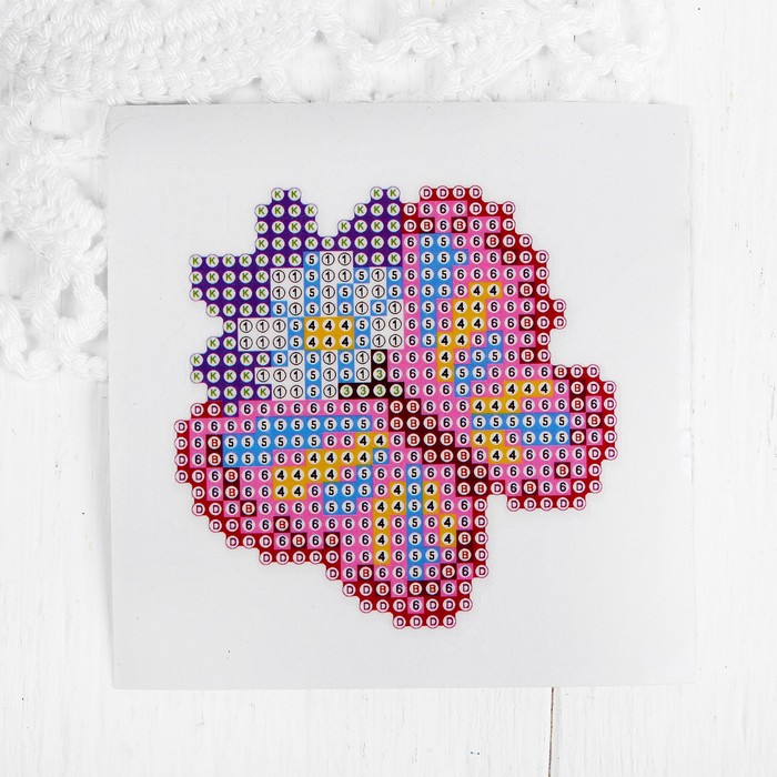 Алмазная вышивка "Бабочка" наклейка на одежду, 10*10 см