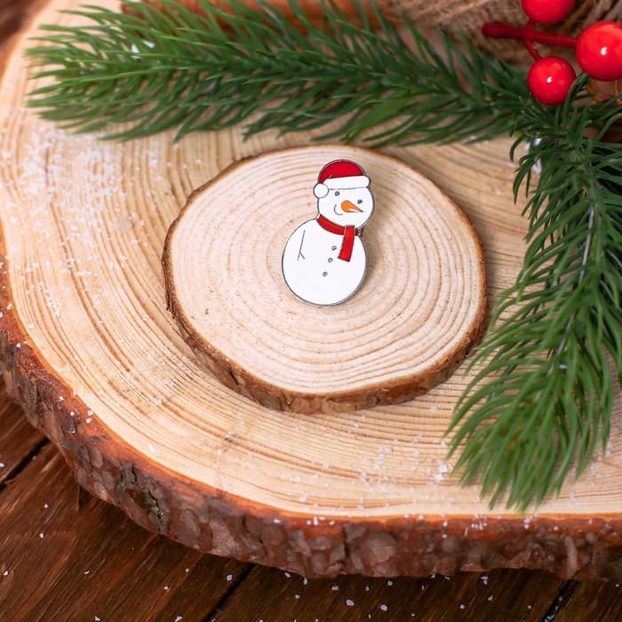 Значок металлический "С Новым годом"