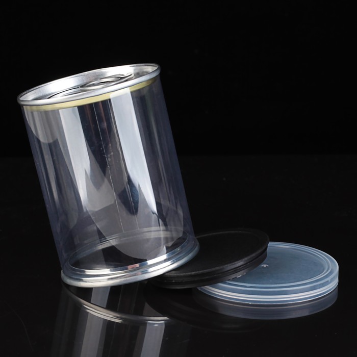 Тубус пластиковый 6,3 х 6,3 х 8,5 см