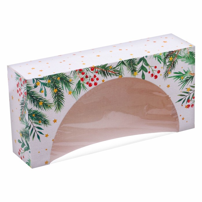 Упаковка для кондитерских изделий «Тебе на радость», 20 х 10 х 5 см