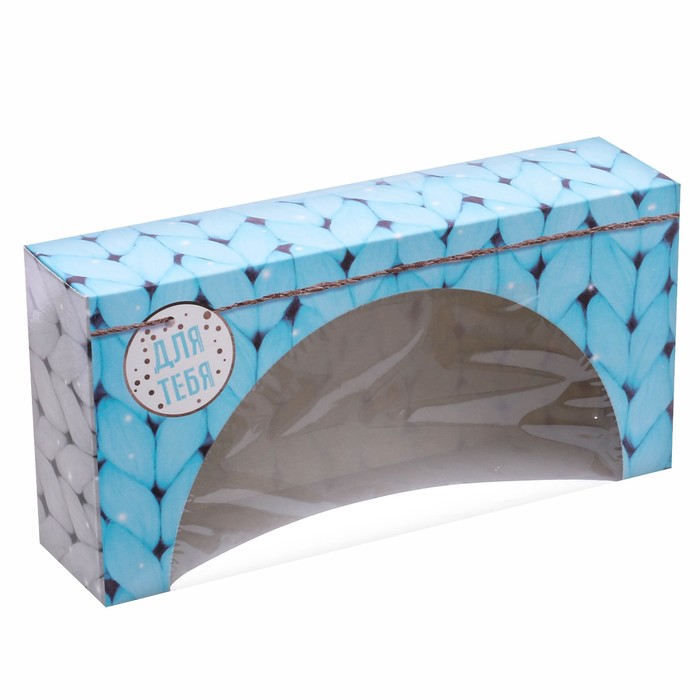 Упаковка для кондитерских изделий «Для тебя», 20 х 10 х 5 см