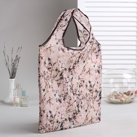 

Сумка складная "Сакура", отдел, с карабином, цвет розовый