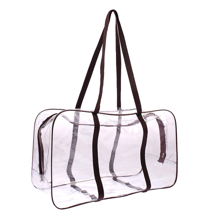 Сумка в роддом, с косметичкой, цвет коричневый