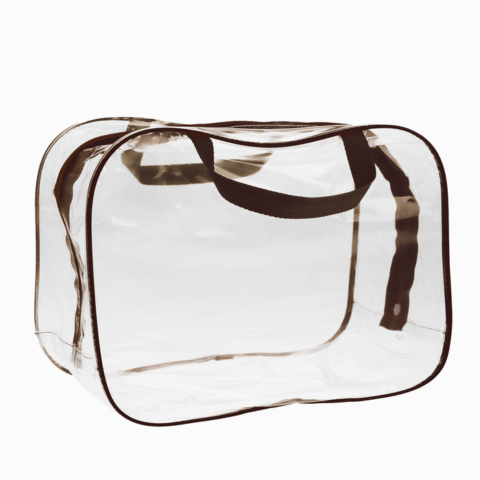 Сумка в роддом, с косметичкой, цвет коричневый