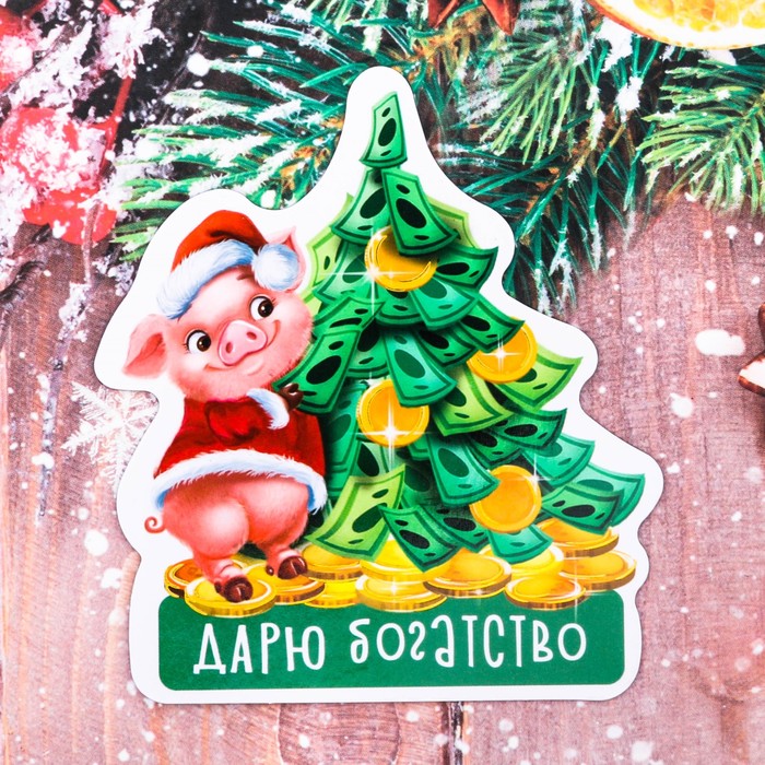 Магнит "Дарю богатство"