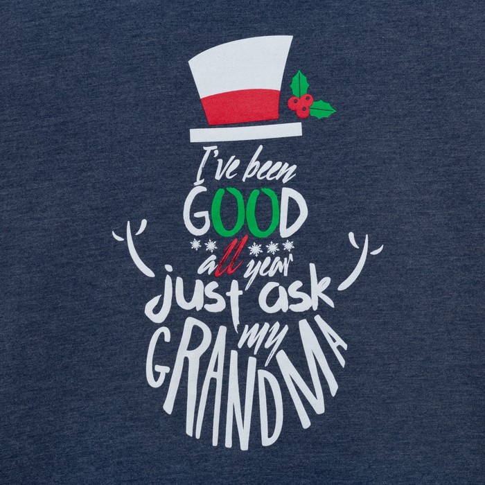 Футболка детская KAFTAN "New year", рост 122-128 см (34), 7-8 лет, 100% хлопок