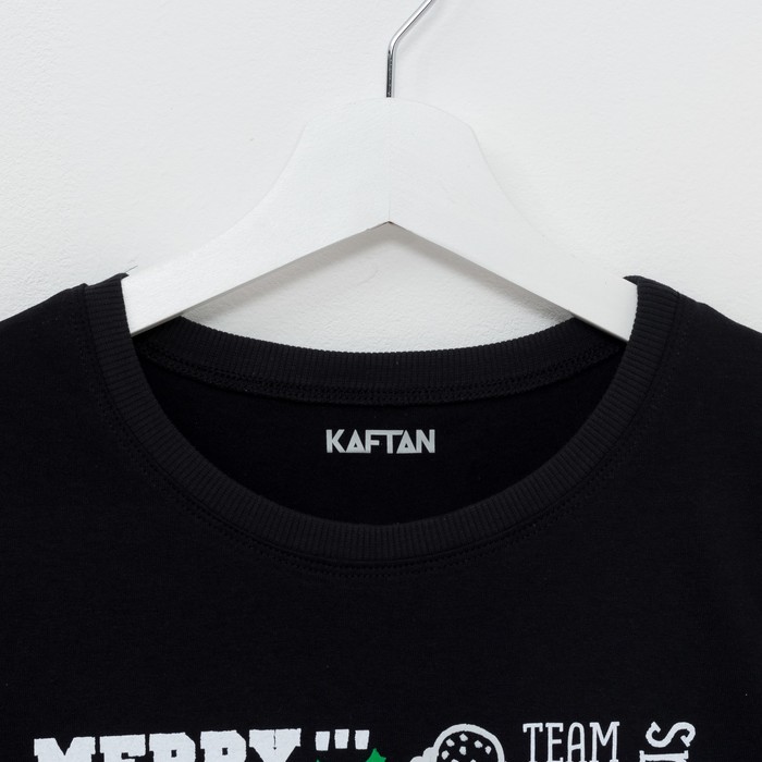 Футболка детская KAFTAN "Holidays", рост 146-152 см (38), 11-12 лет, 100% хлопок