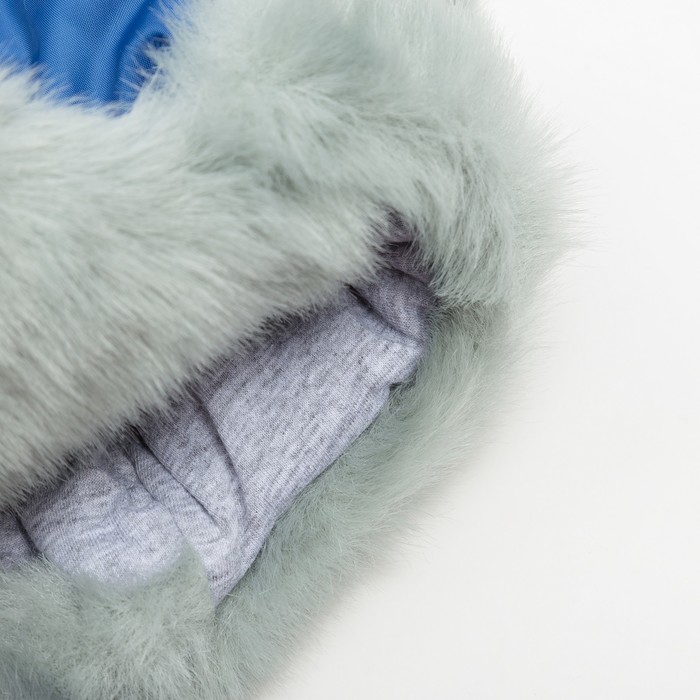 Шапка для мальчика, размер 52 см, цвет васильковый