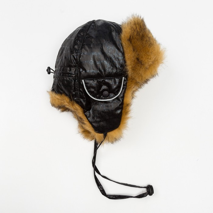 Шапка для мальчика, размер 52 см, цвет черный