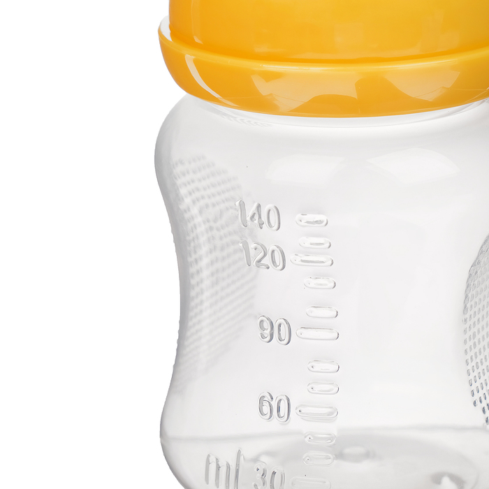 Бутылочка для кормления антиколиковая, с широким горлом, 140 мл, от 0 мес.
