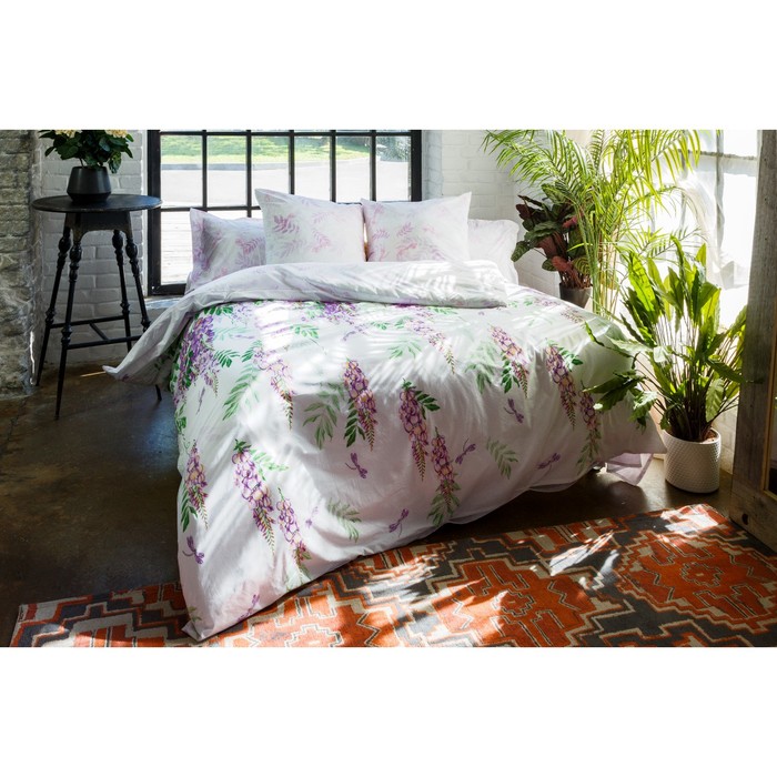 КПБ 1,5 сп "Сердце Жаннет", 180х220 см, 150х215 см, 50х70 см-1 шт., ранфорс 118 г/м2