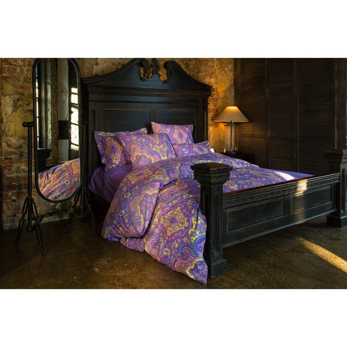 КПБ 2 сп "Восточный калейдоскоп", 240х260 см, 180х215 см, 70х70 см-2 шт., ранфорс 118 г/м2