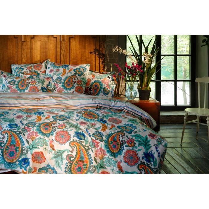 КПБ 1,5 сп "Утренний мираж", 180х220 см, 150х215 см, 50х70 см-1 шт., ранфорс 118 г/м2