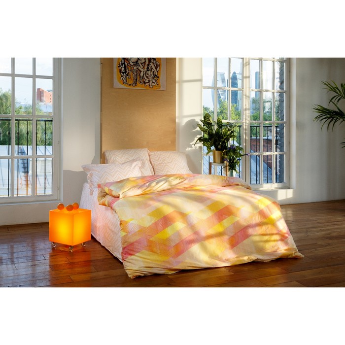 КПБ 2 сп "Румба", 240х260 см, 180х215 см, 70х70 см-2 шт., ранфорс 118 г/м2