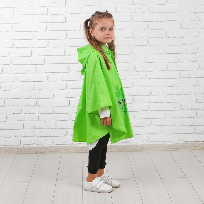 Дождевик детский-пончо "Луковки", размер S