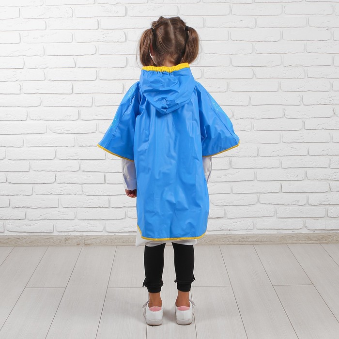 Дождевик детский- пончо "Моречко", размер L