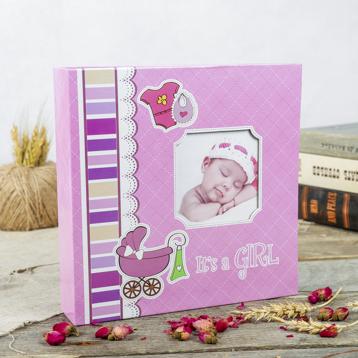 Фотоальбом на 200 фото 10х15 см "Детский альбом-7" МИКС