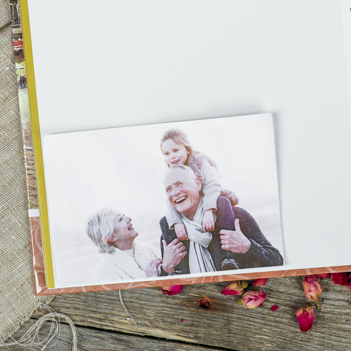 Фотоальбом магнитный 20 листов "Старый город" 23x28см МИКС