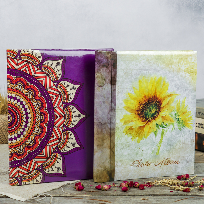 Фотоальбом магнитный 20 листов "Цветочная коллекция-7" 23x28см МИКС
